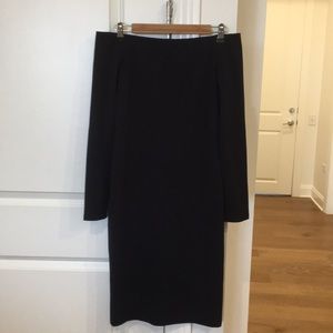 Eliza J Off the Shoulder Scuba Sheath Dress Size 4